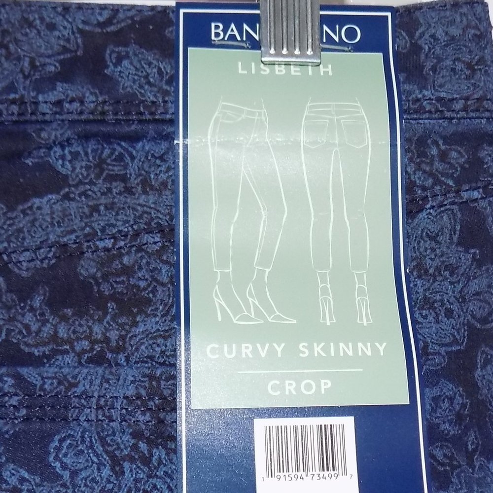 Bandolino Lisbeth Curvy Skinny Crop Jeans Sz 6 NWT - Picture 8 of 11